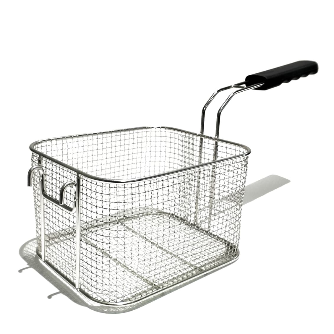 Durable 304 Stainless Steel Fry Basket with Heat-Resistant Handle for Commercial Deep Frying